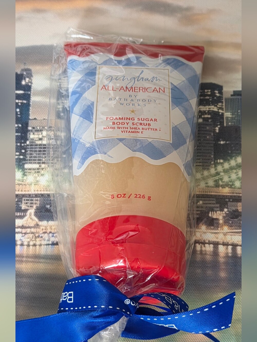 Bath & Body Works Gingham Foaming Sugar Scrub  NWT